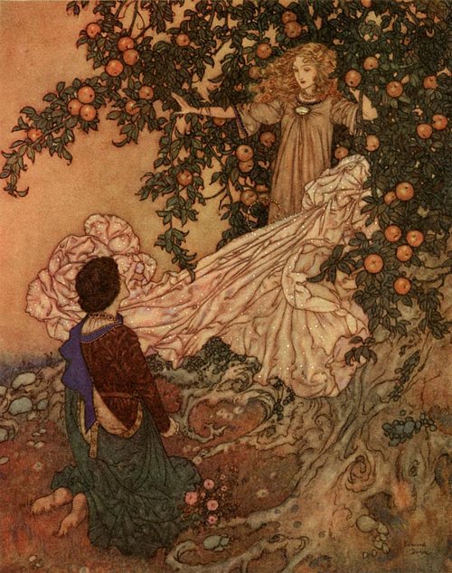 The Fairy was Hidden in the Branches (500x634, 104Kb)