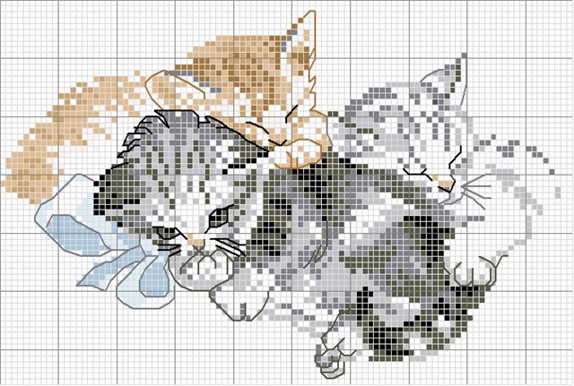Ты мой котенок вышивка схема Ты мой котенок вышивка схема