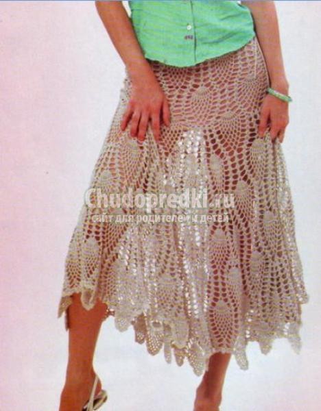 Весенние и летние юбки - 25 моделей со схемами на любой вкус - для вязания крючком