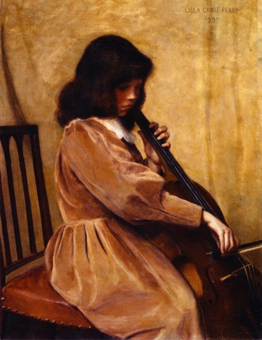 Девушка играет на виолончели (539x700, 117Kb)