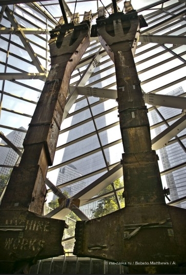 Внутри музея 11 сентября
