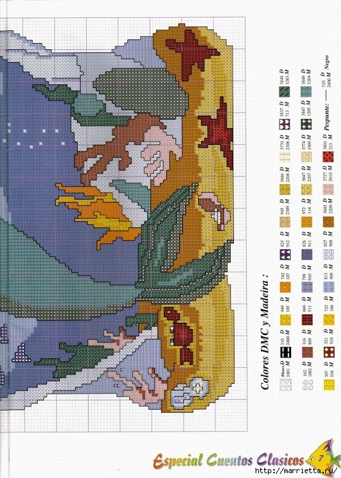 схемы вышивки героев диснеевских мультфильмов (7) (499x700, 320Kb)