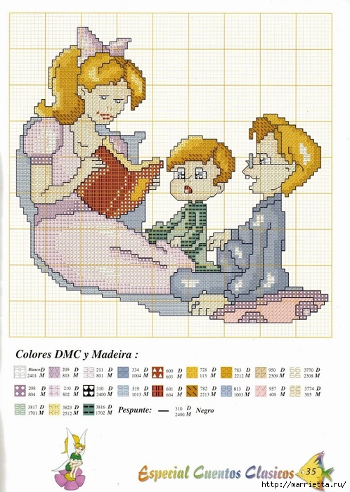 схемы вышивки героев диснеевских мультфильмов (48) (498x700, 283Kb)