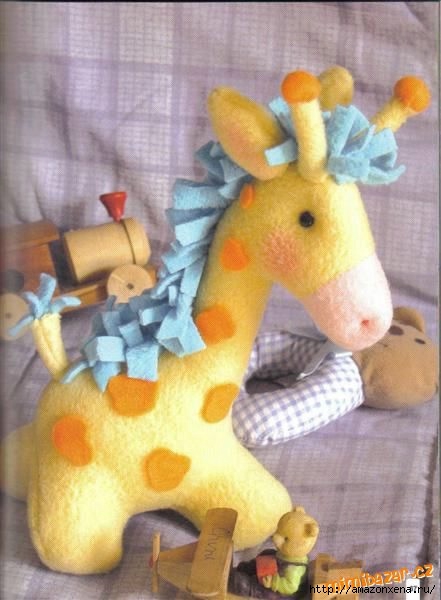 Мягкая игрушка жирафа Гербера