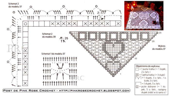 сердечное вязание крючком. сафетки крючком схемы (10) (700x397, 263Kb)