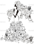 Превью depositphotos_18921573-Beautiful-bride-with-floral-dress-and-veil (538x700, 252Kb)