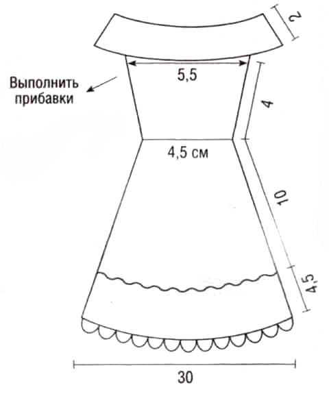 Красивые платья на куклу выкройки Красивые платья на куклу выкройки