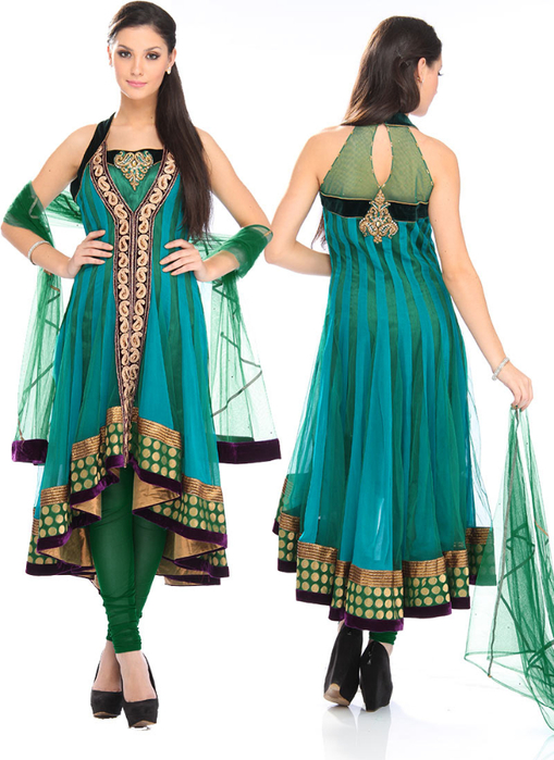 Classy-Green-Net-And-Georgette-Anarkali-Suit-SLDAA57589-u (509x700, 344Kb)