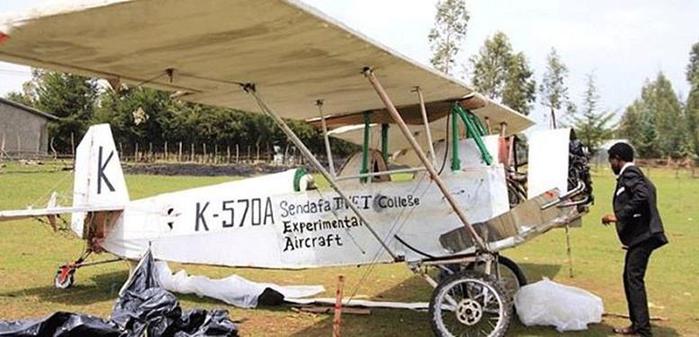Авиатор самоучка из Эфиопии построил собственный самолет из старого барахла