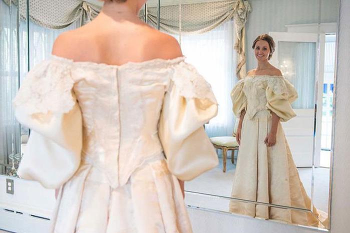 Одиннадцатая невеста в семье надела это 120-летнее свадебное платье