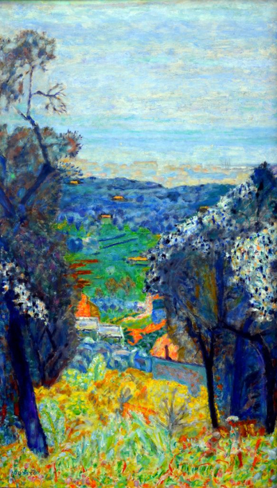 Pierre Bonnard - Paysage du Cannet oder Paysage du Midi, 1926 (398x700, 410Kb)