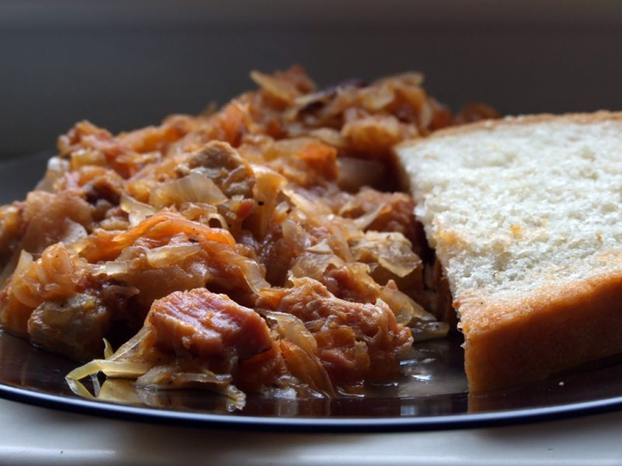 польское блюдо из капусты с мясом польское блюдо из капусты с мясом