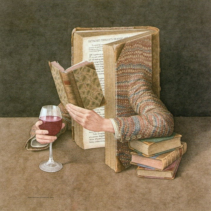 Jonathan Wolstenholme 1950 - British Surrealist painter - Tutt'Art@ (9) (698x700, 548Kb)