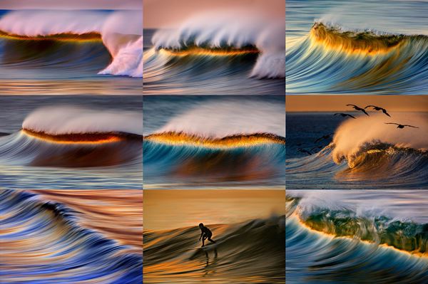 Фантастические волны у берегов Калифорнии