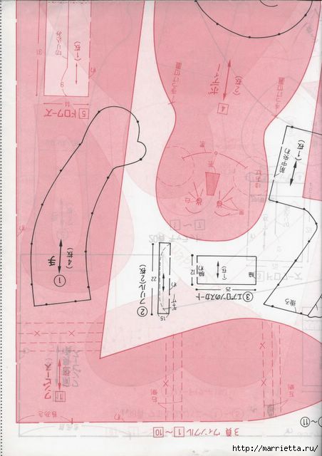 японский журнал с выкройками кукол (89) (452x640, 125Kb)