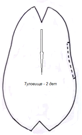 выкройка кролика из мешковины (2) (270x442, 50Kb)