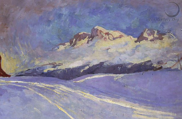 Winterlandschaft бай Maloja, 1917-18 (640x418, 44Kb)