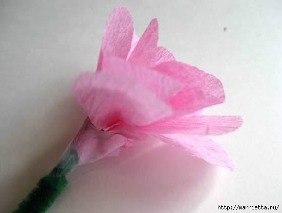 цветы из гофрированной бумаги (13) (550x416, 53Kb)