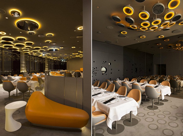 креативный дизайн интерьера ресторан Ciel de Paris 2 (600x448, 99Kb)
