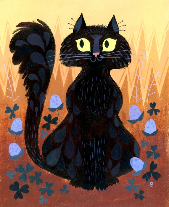black cat (571x700, 344Kb)