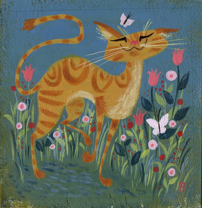 small cat happy painting (680x700, 133Kb)