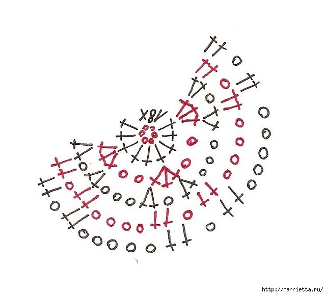 схемы для обвязки крючком пасхальных яиц  (6) (640x579, 105Kb)