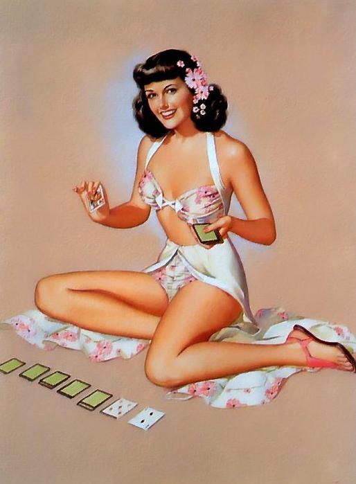 Pin-up от Pearl Frush/ 2. American painter. 