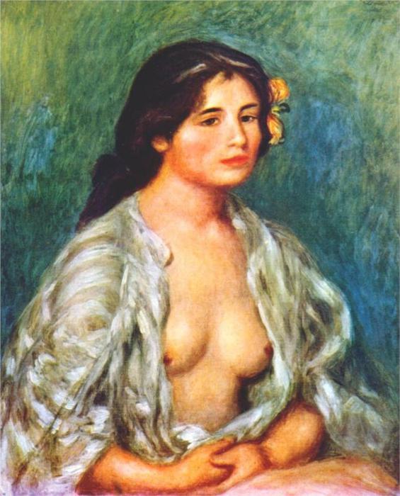Габриэль с открытой блузкой, 1907 (565x700, 63Kb)