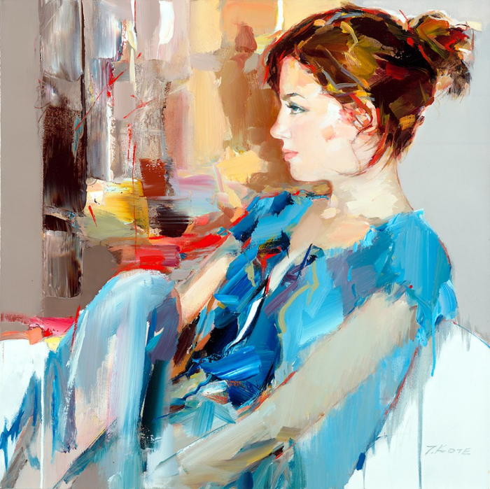 Josef Kote _ paintings _ Armenia_ USA (1) (700x699, 586Kb)