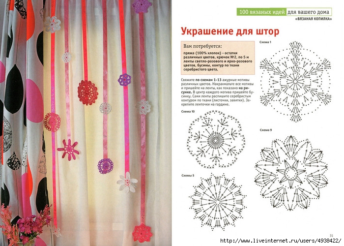 Вязание для украшения дома Вязание для украшения дома