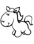 Превью cute-cartoon-pony-horse-coloring-page (540x700, 19Kb)