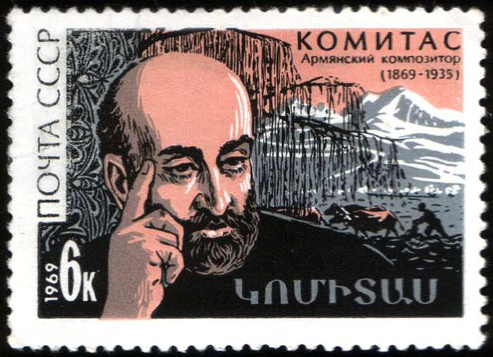 USSR_stamp_Komitas_1969_6k (700x506, 380Kb)