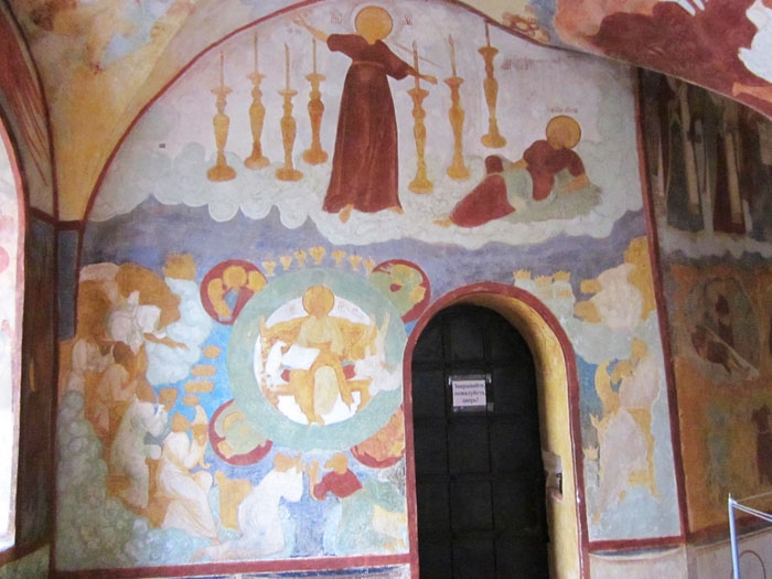 19 Ростов Храм Иоанна Богослова фрески (700x525, 240Kb)