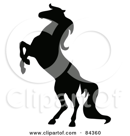 84360-Royalty-Free-RF-Clipart-Illustration-Of-A-Black-Rearing-Horse-Silhouette (450x470, 62Kb)