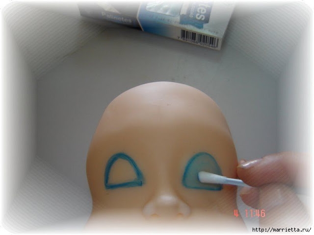 Как нарисовать глазки кукле из холодного фарфора (3) (640x480, 98Kb)