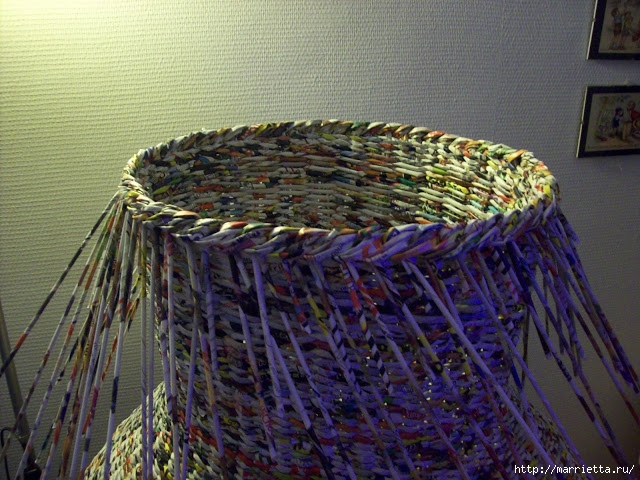 плетение из газетных трубочек (8) (640x480, 274Kb)