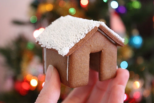 Имбирное печенье 3D - Новогодние елочки и мини домики на кружку (7) (500x333, 114Kb)