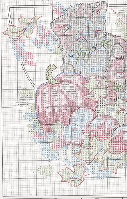 Stitchart-Four-Seasons-Kittens5 (446x700, 333Kb)
