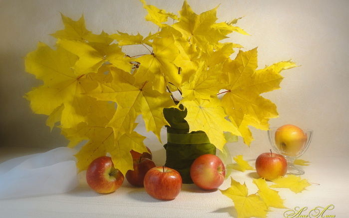 Натюрморт с осенними листьями anypics.ru-34951 (700x437, 103Kb)