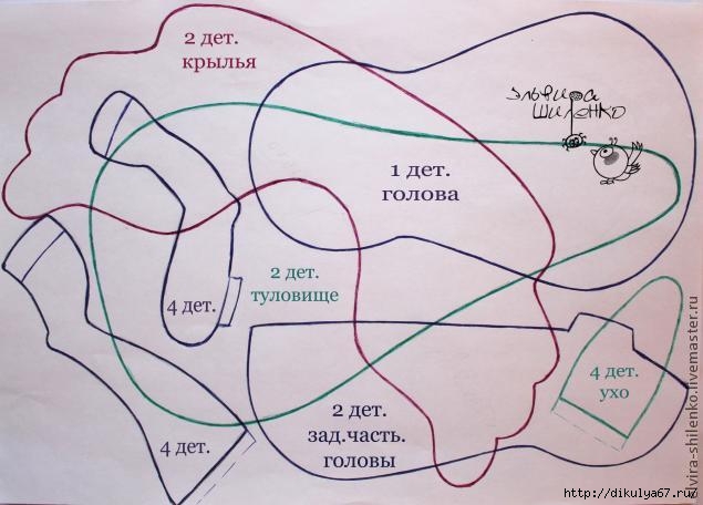 [Шитьё] Выкройки смешных детских сумок [Эльвира Шиленко] | Хобби и рукоделие | kinza-moscow.ru