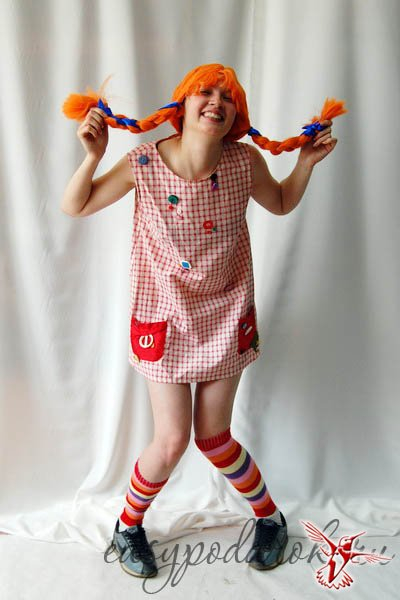 Карнавальный костюм Пеппи Длинный чулок на 4-6 лет