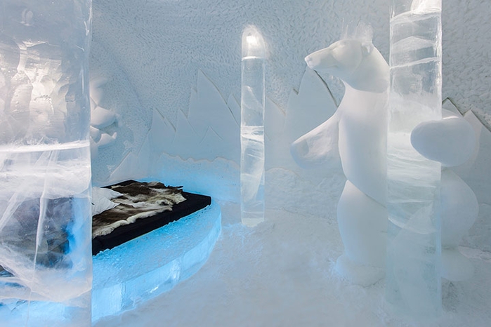 Швейцарский ледяной отель