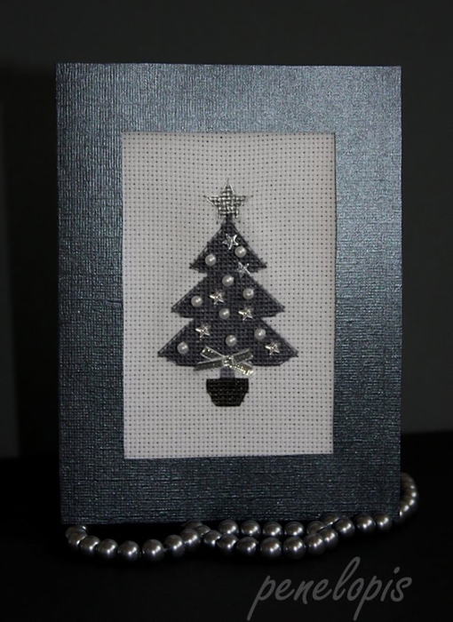Рождественская вышивка. Елочка, снежинка и сапожок (5) (510x700, 216Kb)