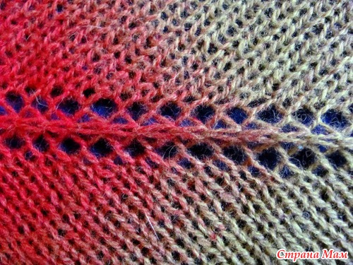 Для тех кто вяжет шали. Красивая серединка Для тех кто вяжет шали. Красивая серединка