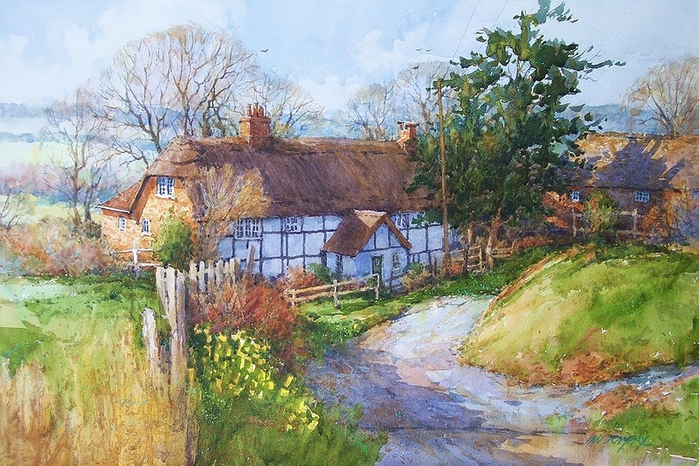 Cottage in Kent, England (700x466, 449Kb)