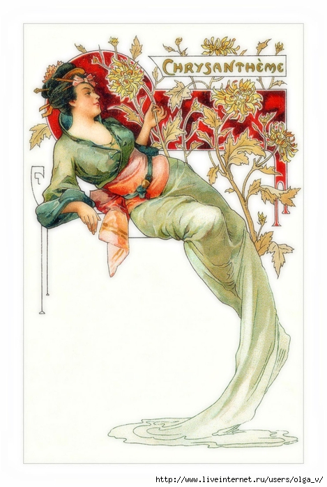 Art Nouveau Postcard (469x700, 214Kb)