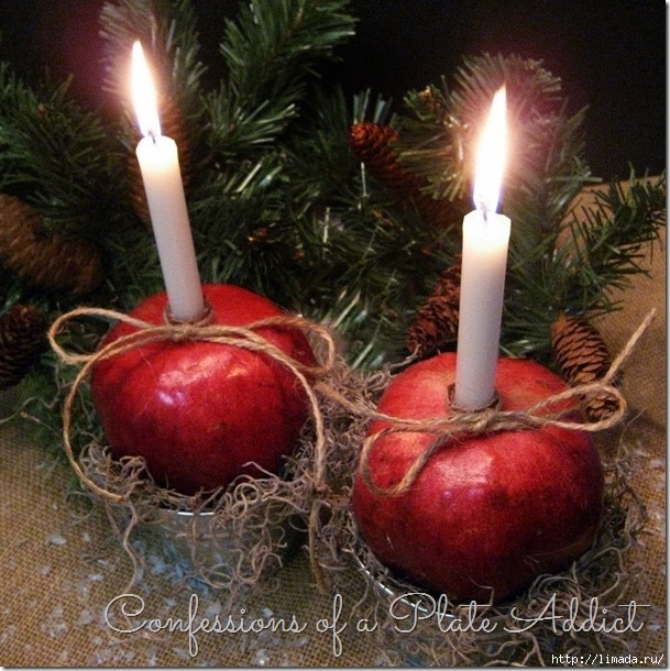 CONFESSIONS OF A PLATE ADDICT Easy and Festive Pomegranate Candle Holders2_thumb[2] (609x610, 271Kb)