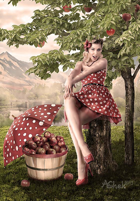 picking_apples_by_aliachek-d5x98up (490x700, 480Kb)