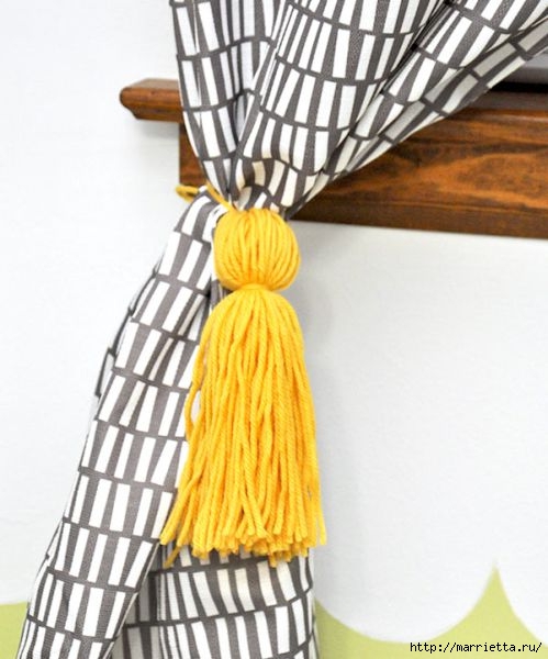 Как сделать бахрому на шарфе: из нитей или кистями