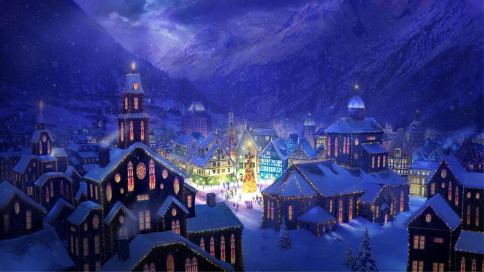 Christmas-Village-Square_www.FullHDWpp.com_ (700x393, 350Kb)